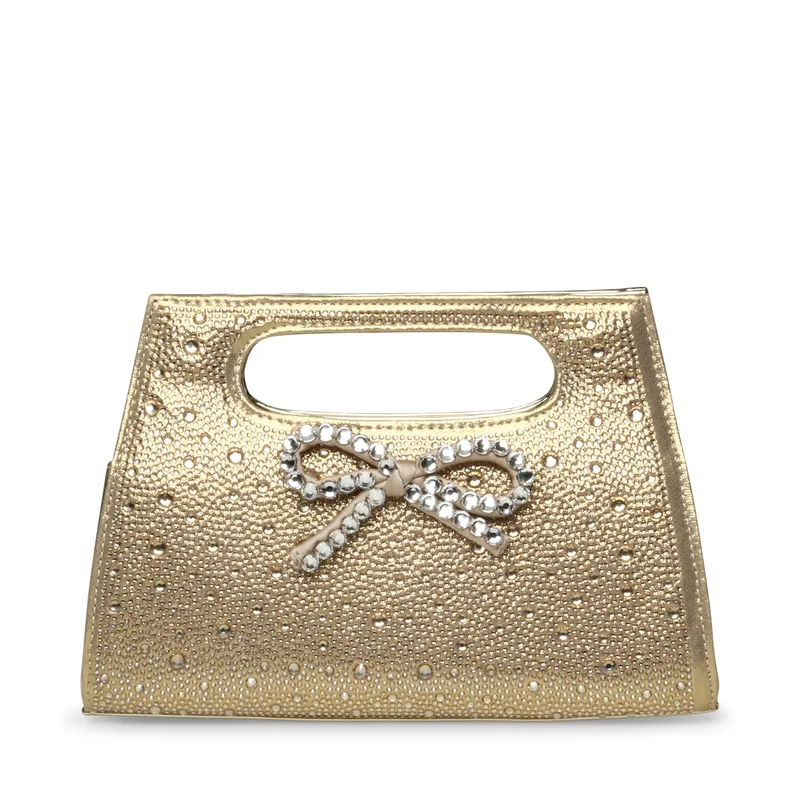 Steve madden niteout gold clutch